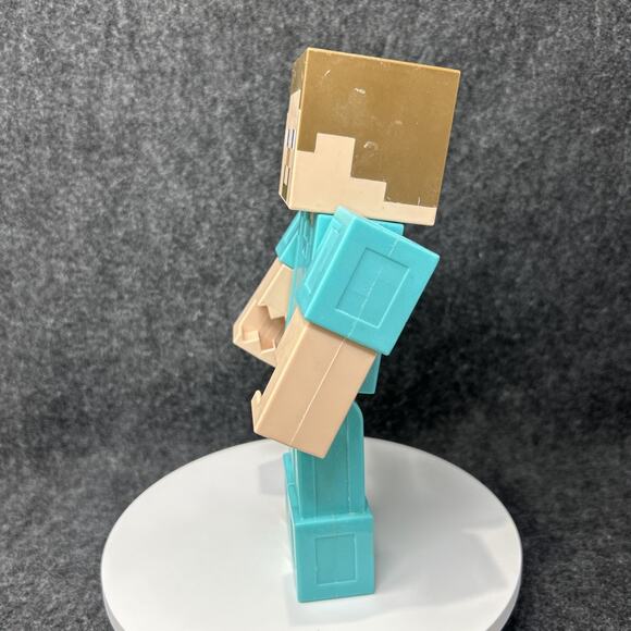 Minecraft Steve Mattel 9inch Figure Blocky Heroic Adventures Action Figure - Picture 3 of 11